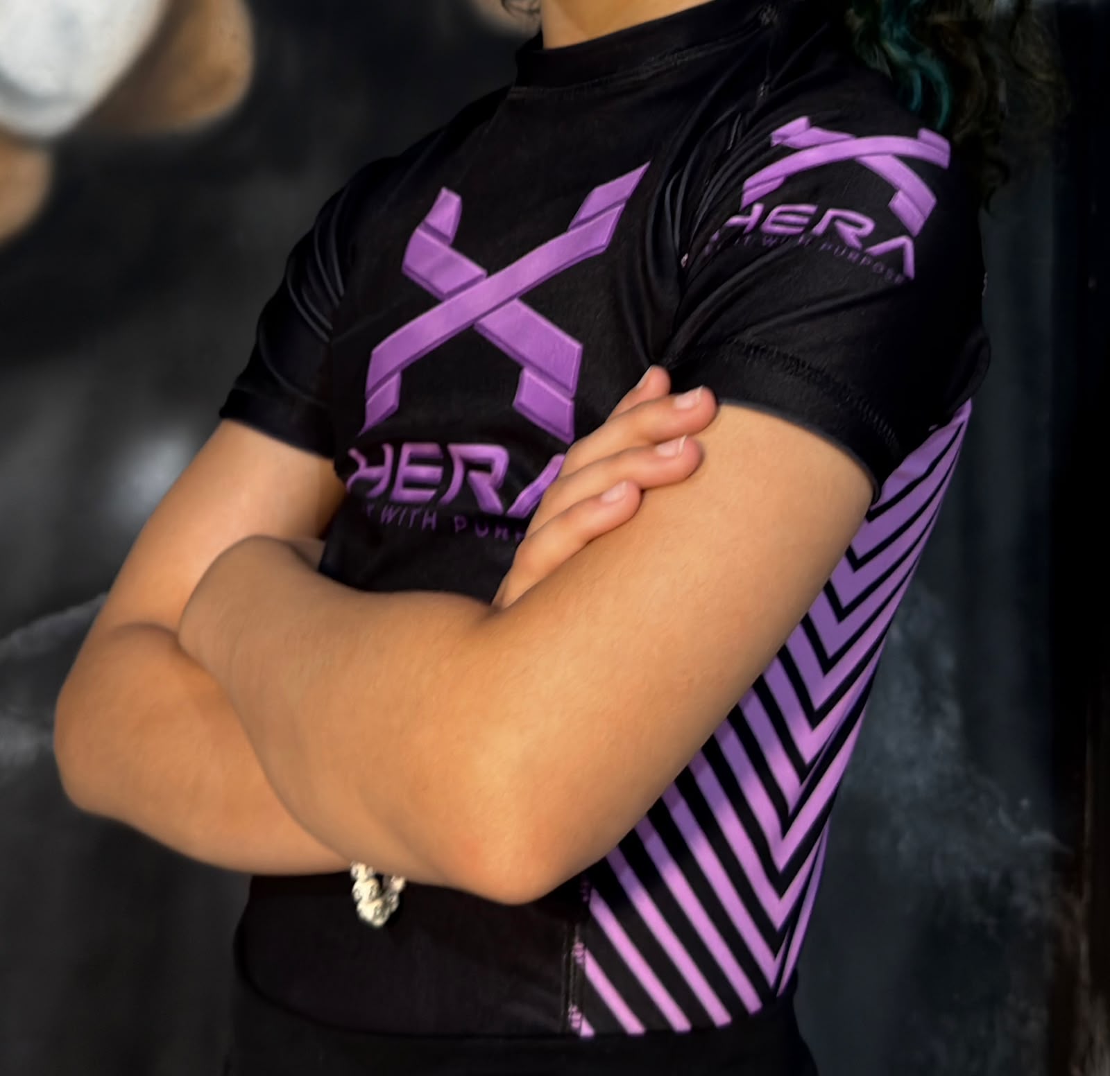 Rash Infantil Roxa/Preta