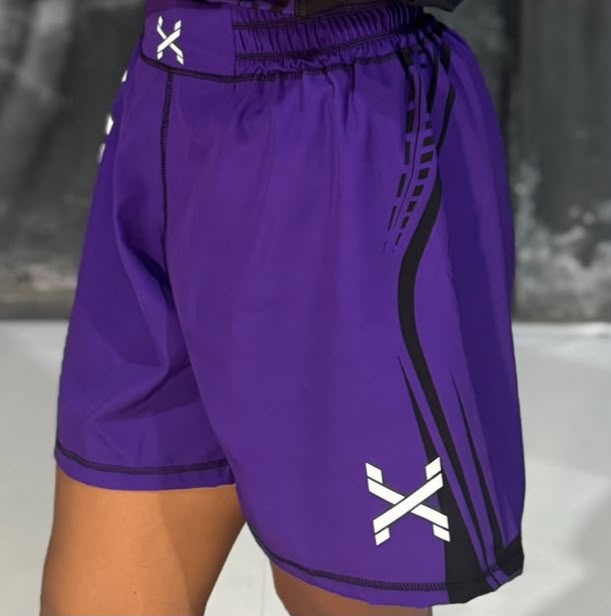 Short Roxo Adulto